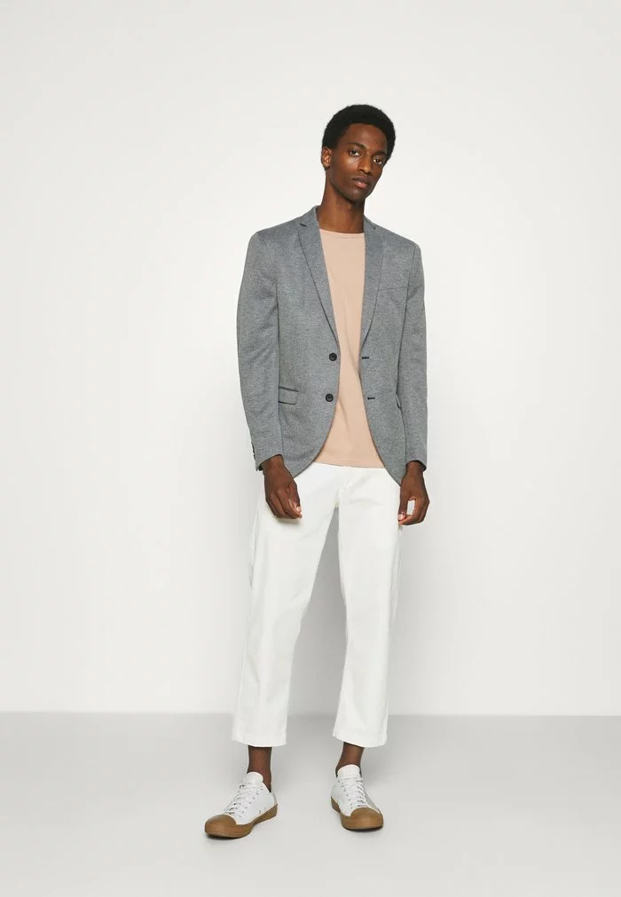 Selected Homme SLHSLIM MORRIS - Blazer - Medium Blue Melange 2 Selected Homme SLHSLIM MORRIS - Blazer - Medium Blue Melange – Image 2