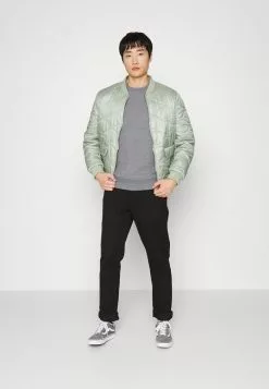 Selected Homme CALEB CREW NECK 2 PACK - Sweatshirt - Navy Blazer/medium Grey Melange