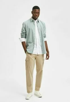Selected Homme Pantalon Cargo - Chinchilla -Selected Homme Soldes Boutique 5642d89a29fe4c3a9f0b1bda9eac73e2