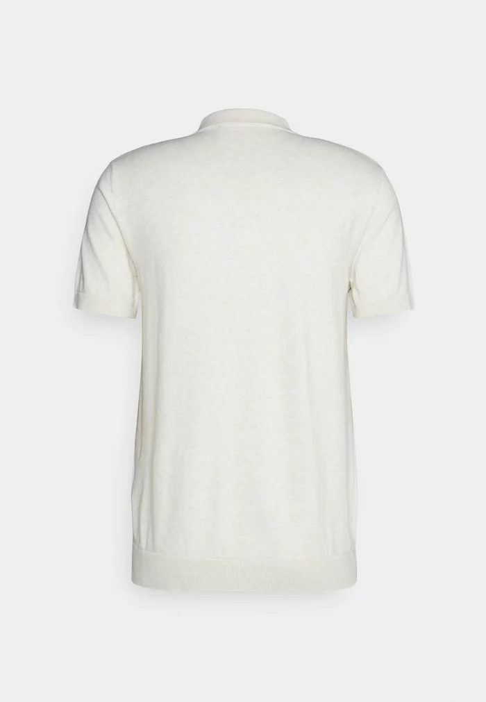 Selected Homme SLHBERG NECK - Polo - Egret Melange 2 Selected Homme SLHBERG NECK - Polo - Egret Melange – Image 2