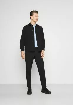 Selected Homme SLHSLIM MYLOLOGAN CROP - Pantalon Classique - Black -Selected Homme Soldes Boutique 5790e28bbe1f421b8bc53e11b80aecca