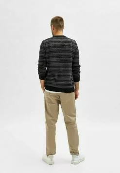 Selected Homme SLHALFIE CREW CAMP - Pullover - Phantom -Selected Homme Soldes Boutique 5898dd84f9884137849060c786788590