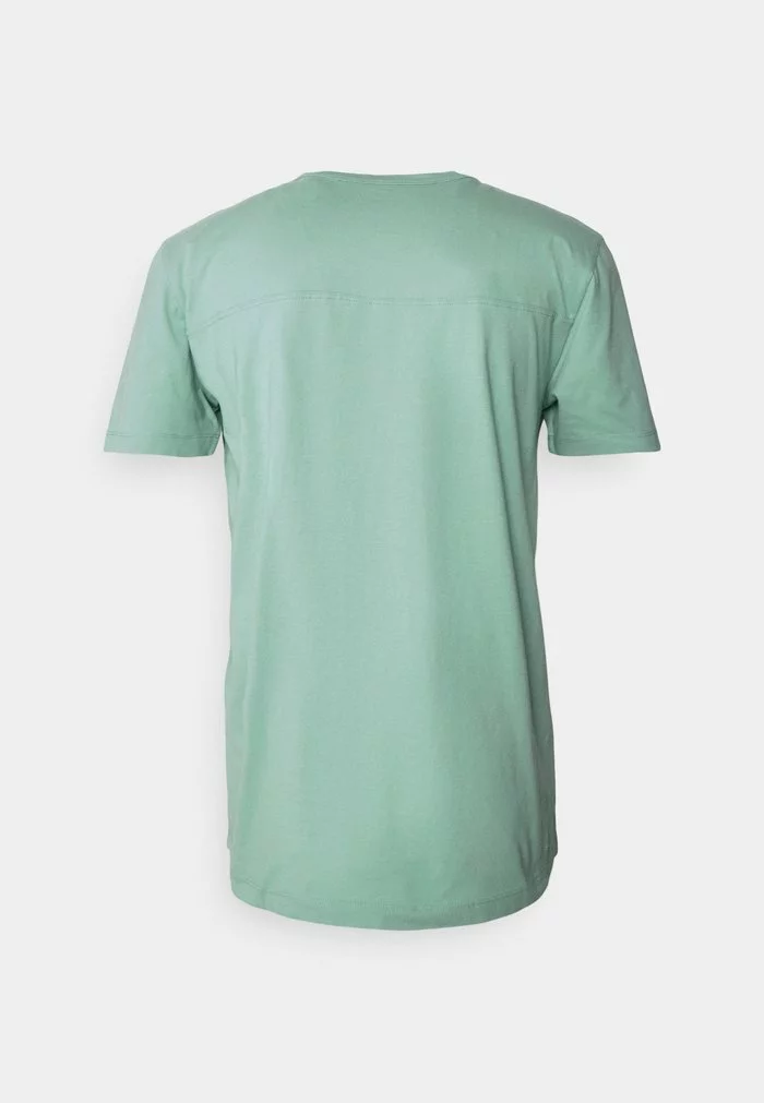 Selected Homme SLHRELAXLONG DAVID O NECK TEE CAMP - T-shirt Basique - Granite Green 2 Selected Homme SLHRELAXLONG DAVID O NECK TEE CAMP - T-shirt Basique - Granite Green – Image 2