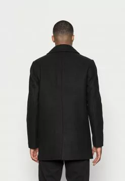 Selected Homme SLHWALES PEACOAT - Manteau Court - Black -Selected Homme Soldes Boutique 5b0fac38f2f74157b12c68bd05c40f87
