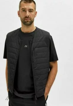 Selected Homme KURZE ÄRMEL - T-shirt Basique - Jet Black -Selected Homme Soldes Boutique 5b3146f0dac64b6fbff6ed90b7a74972