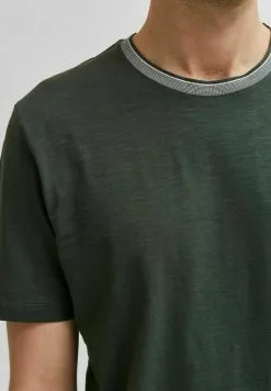 Selected Homme T-shirt Basique - Deep Forest -Selected Homme Soldes Boutique 5b3e6f39e4774b558a1471592c07122c