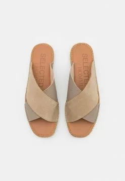Selected Homme SLHJOSE STRAP - Mules - Sand -Selected Homme Soldes Boutique 5b42cfb9345d4fa0bd9a2e59baade2fa
