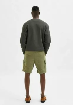 Selected Homme Short - Olivine -Selected Homme Soldes Boutique 5b5e7237d5864415925ec332d2d77794