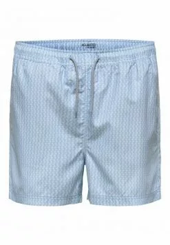 Selected Homme BEDRUKTE - Short De Bain - Chambray Blue -Selected Homme Soldes Boutique 5bac319cbb0c41ccb1e022656e29a343