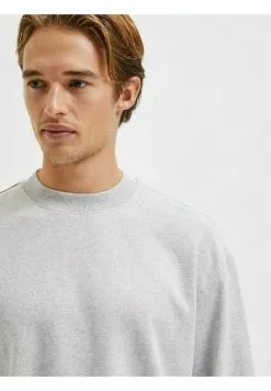Selected Homme Sweatshirt - Grey Melange -Selected Homme Soldes Boutique 5bbd6ee8ec3849c7b87ad3382e682897