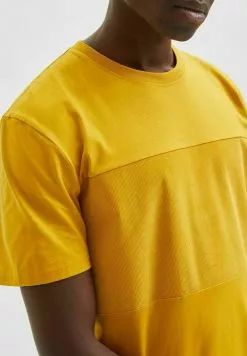 Selected Homme RUNDHALS - T-shirt Basique - Honey -Selected Homme Soldes Boutique 5c951a7933be42a4b1b9d1f9b0719218