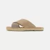 Selected Homme SLHJOSE STRAP - Mules - Sand