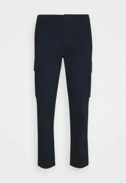 Selected Homme SLHLOOSETAPERED AIDEN PANTS - Pantalon Cargo - Dark Sapphire