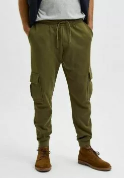 Selected Homme STRICK - Pantalon De Survêtement - Winter Moss