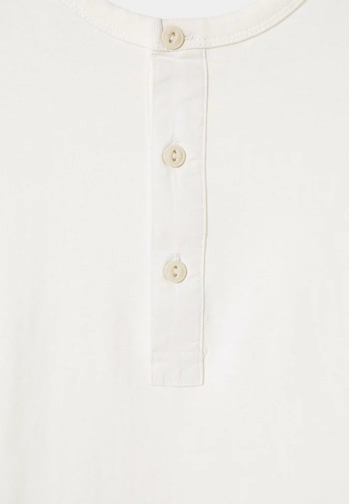 Selected Homme SLHBAKER SPLIT NECK TEE - T-shirt à Manches Longues - Egret 7 Selected Homme SLHBAKER SPLIT NECK TEE - T-shirt à Manches Longues - Egret – Image 7