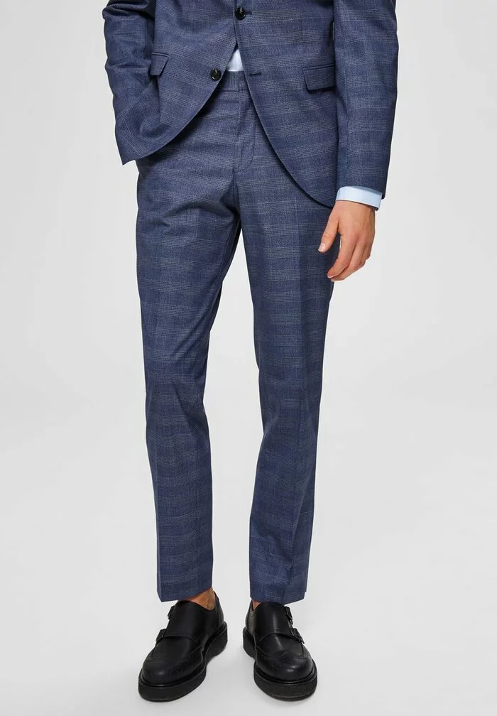 Selected Homme Pantalon De Costume - Blue 1 Selected Homme Pantalon De Costume - Blue