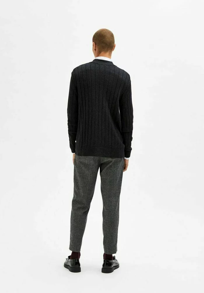 Selected Homme Gilet - Dark Grey Melange 3 Selected Homme Gilet - Dark Grey Melange – Image 3