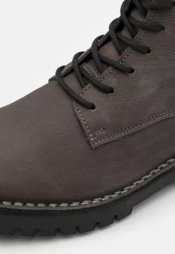 Selected Homme SLHRICKY LACEUP BOOT - Bottines à Lacets - Dark Grey -Selected Homme Soldes Boutique 62c0471826dc440189d0b9730d318798