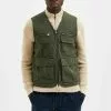 Selected Homme WESTE UTILITY-STIL - Veste Sans Manches - Dark Green