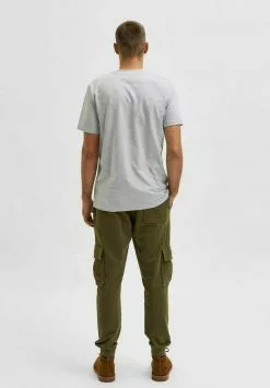 Selected Homme BESTICKTER - T-shirt Basique - Grey Melange -Selected Homme Soldes Boutique 62cbd97c657c4d6e866015cc178d6862