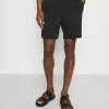 Selected Homme SLHPETE STRING CAMP - Short - Black