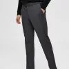 Selected Homme SLHSLIM-CARLO FLEX PANTS - Pantalon Classique - Grey Melange