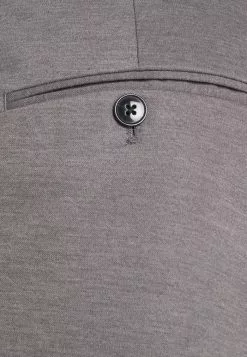 Selected Homme SLHSLIM JIM FLEX - Pantalon Classique - Light Grey Melange -Selected Homme Soldes Boutique 6402268f93104046991ff7d0325784ab