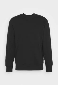 Selected Homme SLHJASON CREW NECK - Sweatshirt - Black -Selected Homme Soldes Boutique 640977fc6f95426ab0e66b5706d826ec