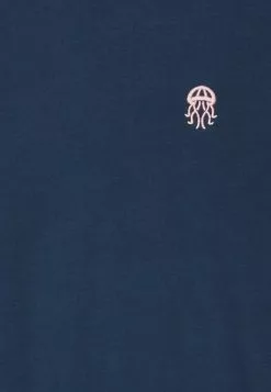 Selected Homme WILDER NECK TEE CAMP - T-shirt Basique - Insignia Blue -Selected Homme Soldes Boutique 64caa5d1dbaa4f7ea737a906d3ec11fe