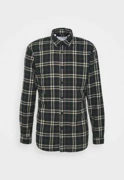 Selected Homme SLHSLIMTRENT SHIRT CHECK - Chemise - Dark Blue -Selected Homme Soldes Boutique 65b96a14e7d64922a771c8bc59feedb8