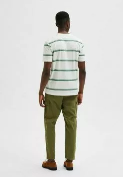 Selected Homme T-shirt Imprimé - Granite Green -Selected Homme Soldes Boutique 65e42ac3826e4de49796f00cb5133e3a