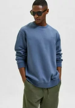 Selected Homme RUNDHALS - Pullover - Bering Sea -Selected Homme Soldes Boutique 6613f7f2d0fd4da493d0557fee46c9d8