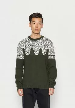 Selected Homme SLHSNOWDEN CREW NECK - Pullover - Rosin Egret