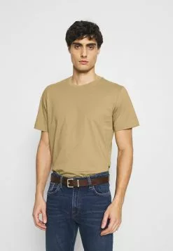 Selected Homme SLHNORMAN SS O-NECK S NOOS - T-shirt Basique - Kelp