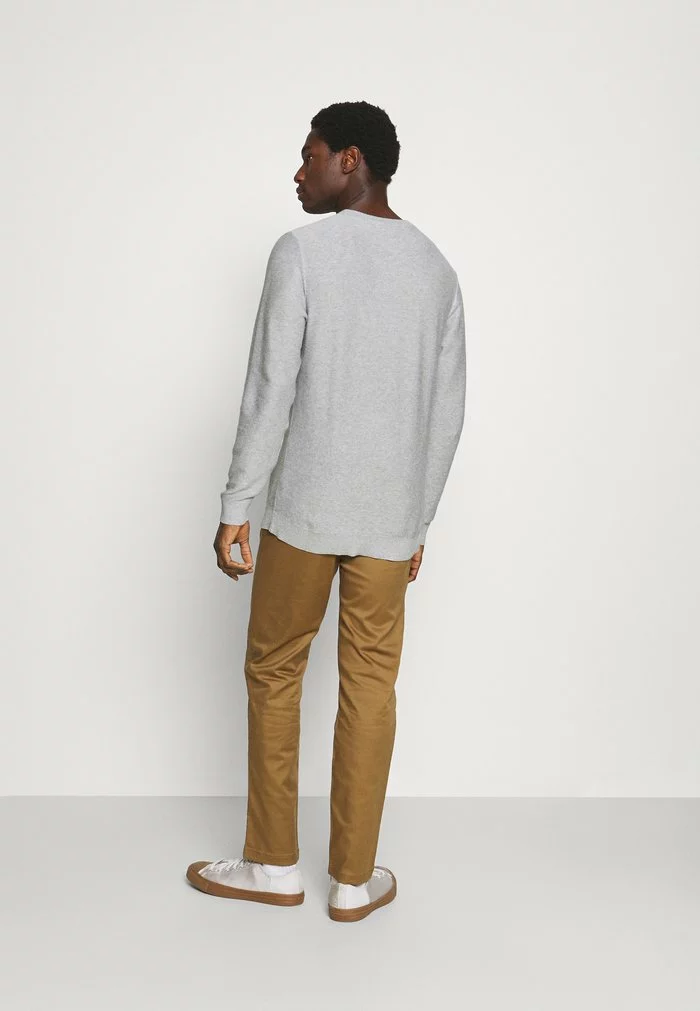 Selected Homme SLHBRENT CREW NECK - Pullover - Light Grey Melange 3 Selected Homme SLHBRENT CREW NECK - Pullover - Light Grey Melange – Image 3