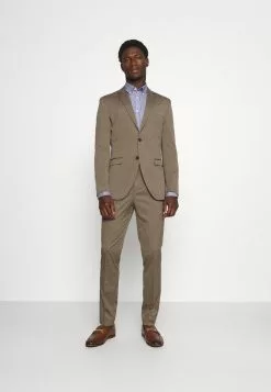 Selected Homme SLHSKINNY MYLOLOGAN SUIT - Costume - Camel