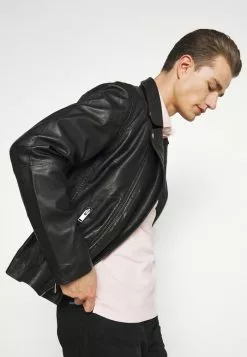 Selected Homme SLHICONIC BIKER - Veste En Cuir - Black 12 Selected Homme SLHICONIC BIKER - Veste En Cuir - Black -Selected Homme Soldes Boutique 691c27b19b664598b765683c427f9442