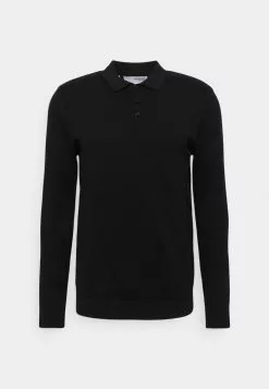 Selected Homme SLHBERG - Polo - Black -Selected Homme Soldes Boutique 6920bc34d4074c31af112210bcad1323