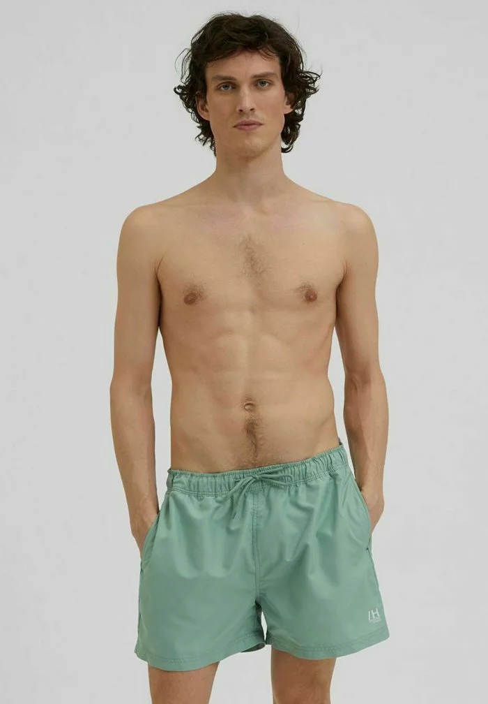 Selected Homme Short De Bain - Granite Green 1 Selected Homme Short De Bain - Granite Green