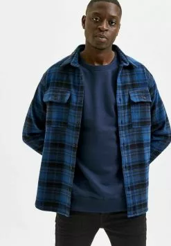 Selected Homme RUNDHALSAUSSCHNITT - Sweatshirt - Maritime Blue -Selected Homme Soldes Boutique 6984cc58d5c342169885d7329567844c