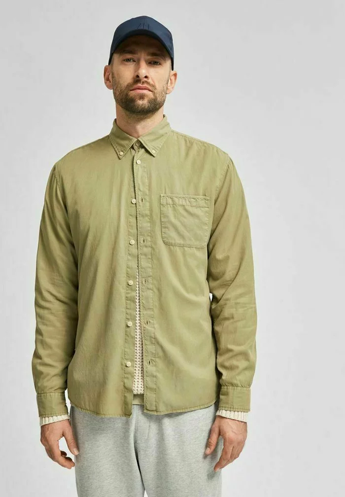 Selected Homme Chemise - Aloe 4 Selected Homme Chemise - Aloe – Image 4