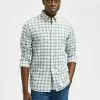 Selected Homme SLHSLIMFLANNEL - Chemise - Egret