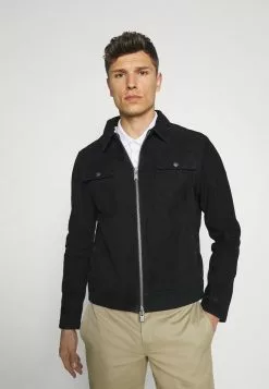 Selected Homme SLHICONIC - Veste En Cuir - Black