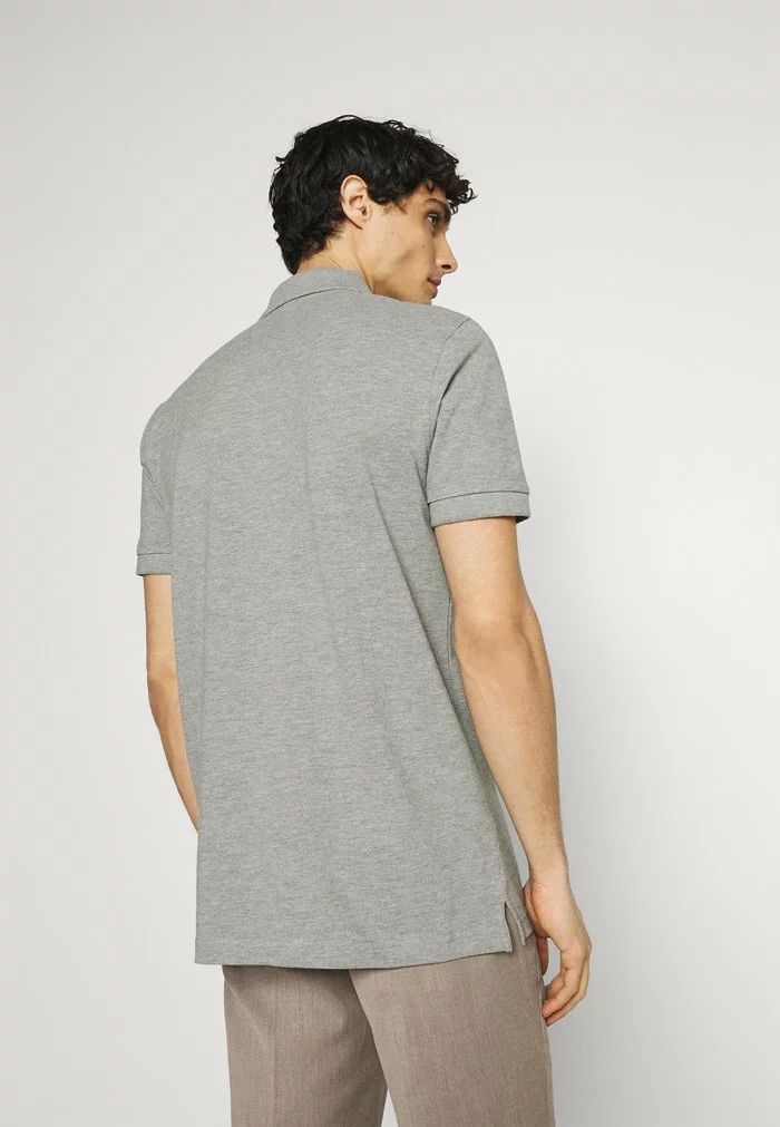 Selected Homme NEO - Polo - Medium Grey Melange 3 Selected Homme NEO - Polo - Medium Grey Melange – Image 3