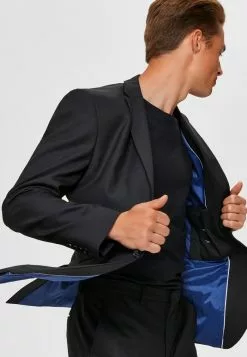 Selected Homme SLIM FIT - Veste De Costume - Black -Selected Homme Soldes Boutique 6acd70361d86456f92fcc7b70eaa7ac7