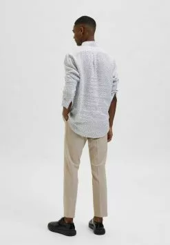 Selected Homme Chemise - Egret -Selected Homme Soldes Boutique 6b7f09dc9bd6467587226d9966a52fa6