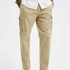 Selected Homme Pantalon Cargo - Chinchilla