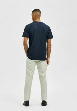 Selected Homme T-shirt Basique - Sky Captain -Selected Homme Soldes Boutique 6ce50c3dac194b32828b45a6551cbf2a