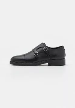 Selected Homme SLHBLAKE MONK SHOE - Mocassins - Black