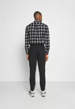 Selected Homme SLHSLIMTAPE JIM STRING FLEX - Pantalon Classique - Black -Selected Homme Soldes Boutique 6e7a828e56c0484298fc4f65b2d1e5bd